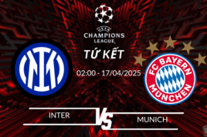 Soi kèo Inter vs Munich vào lúc 02:00 ngày 17/04