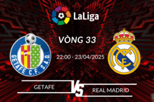 Soi kèo Getafe vs Real Madrid vào lúc 02:30 ngày 24/04